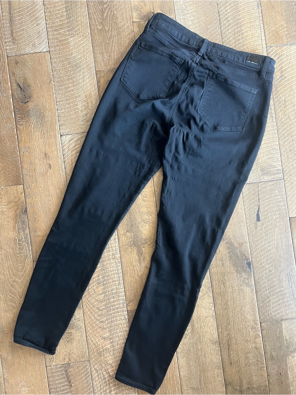 PAIGE Women's Black High-Rise Skinny Jeans - Picture 5 of 7